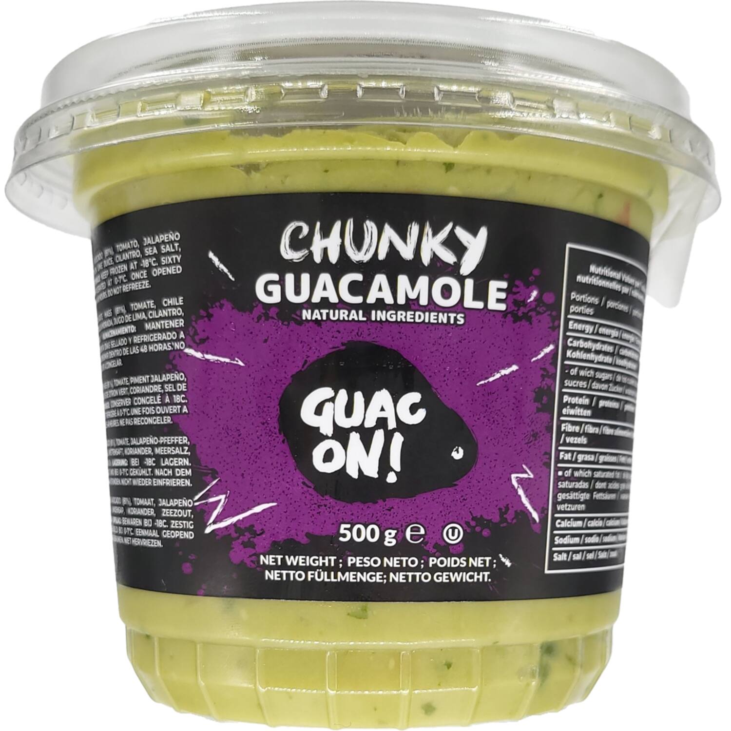 Guac On guacamole chunky 6x500g