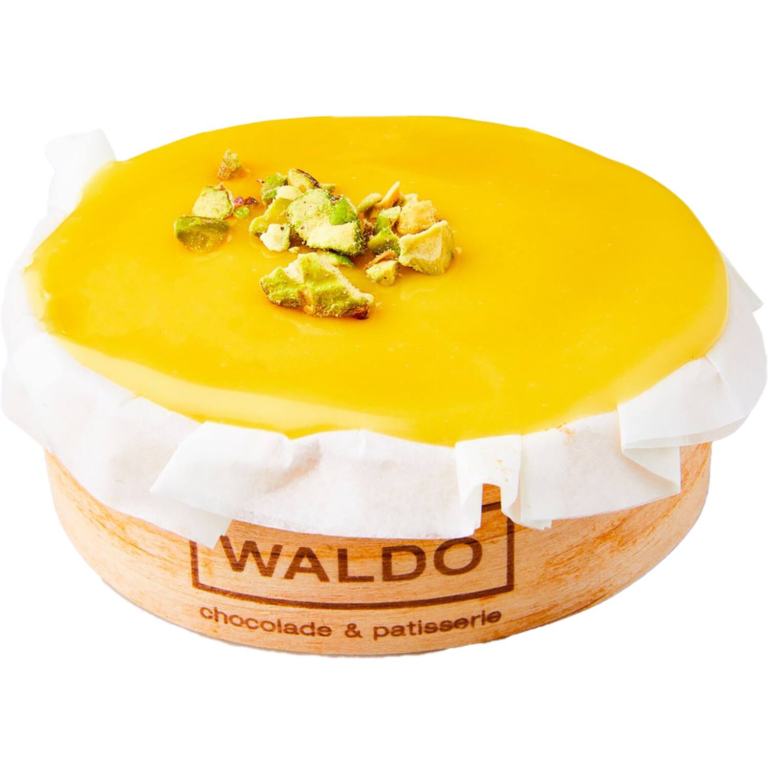 WALDO amandelcake passievrucht-yuzu-witte chocolade 2x12st
