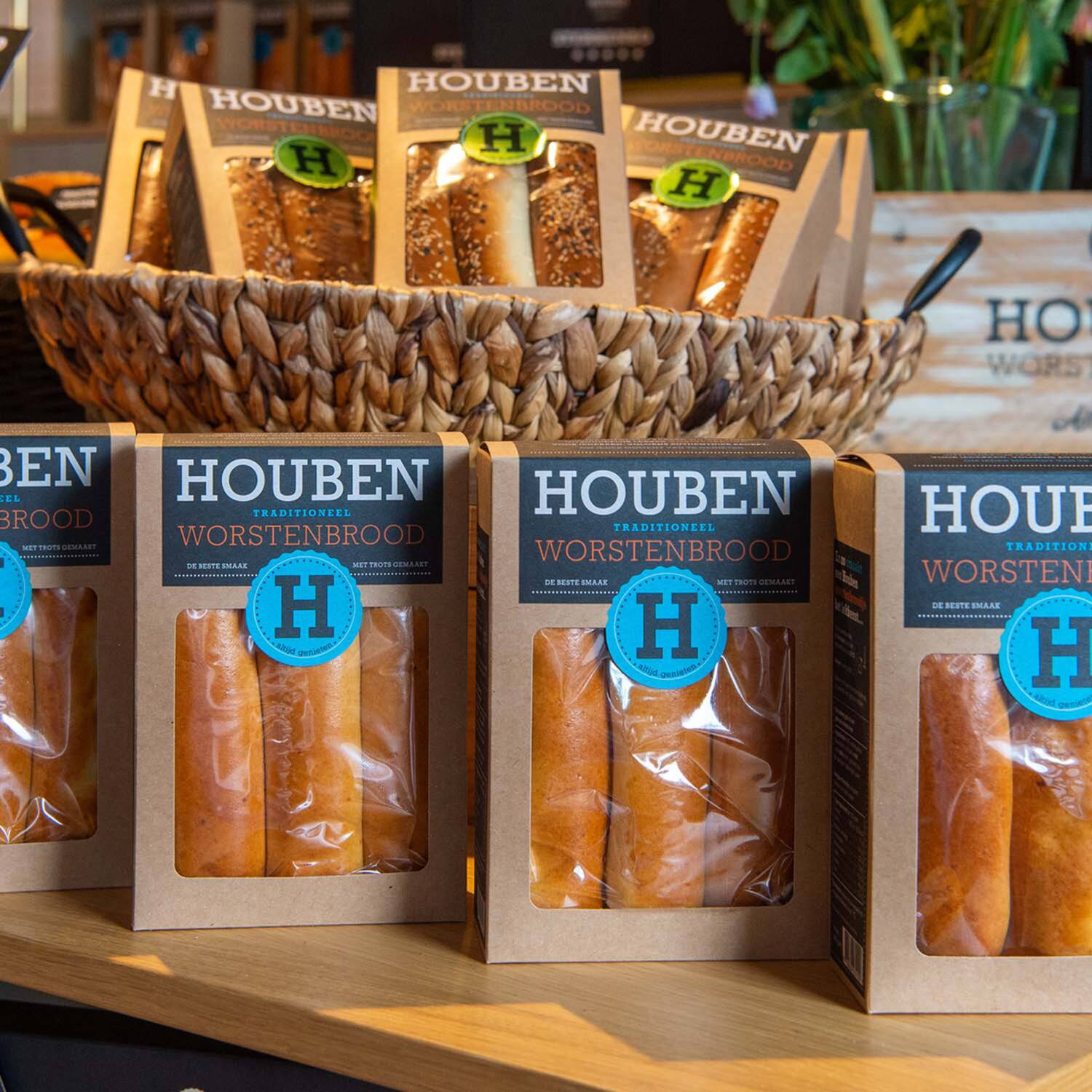 Houben worstenbrood traditioneel 24st