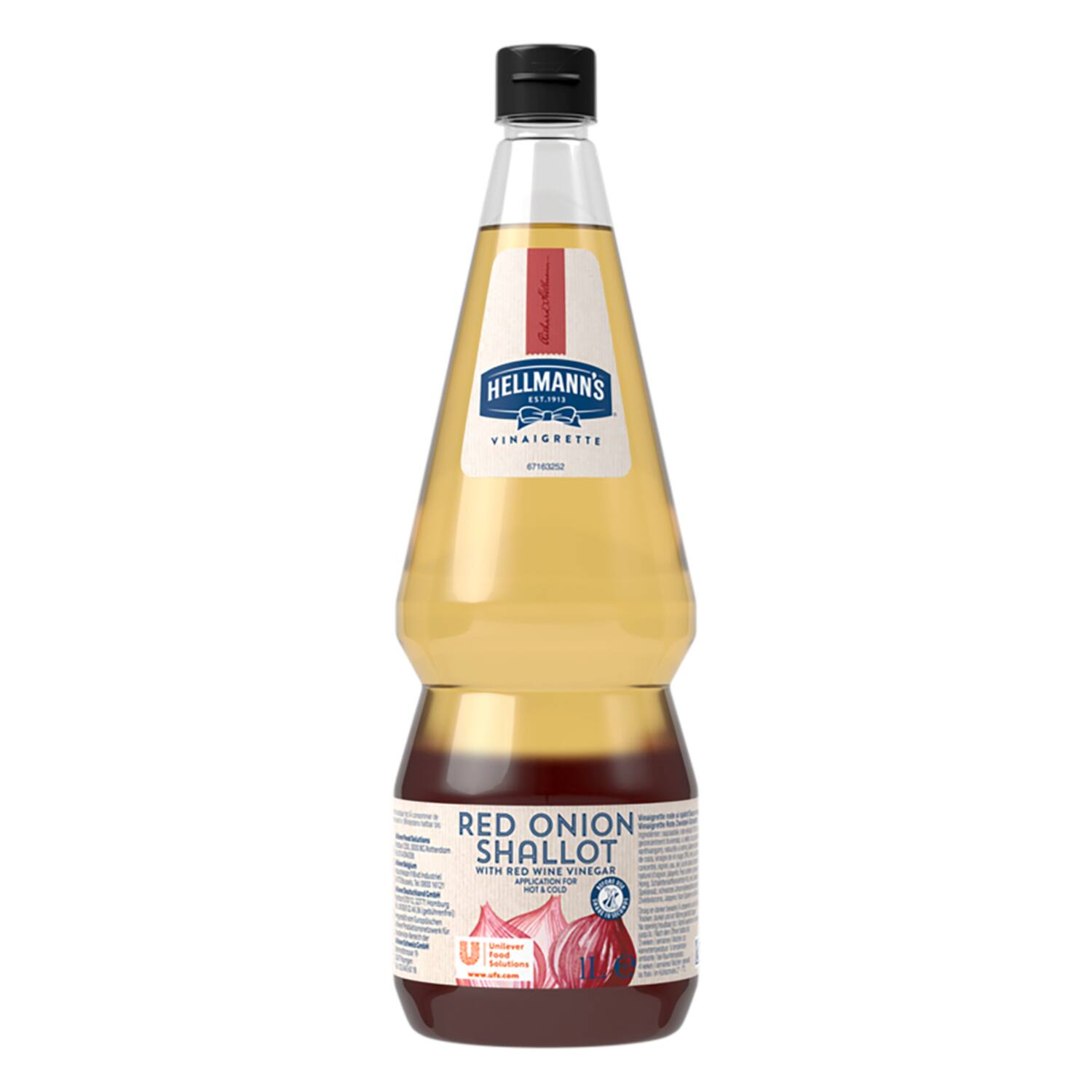 Hellmann's vinaigrette sjalot rode ui 1l