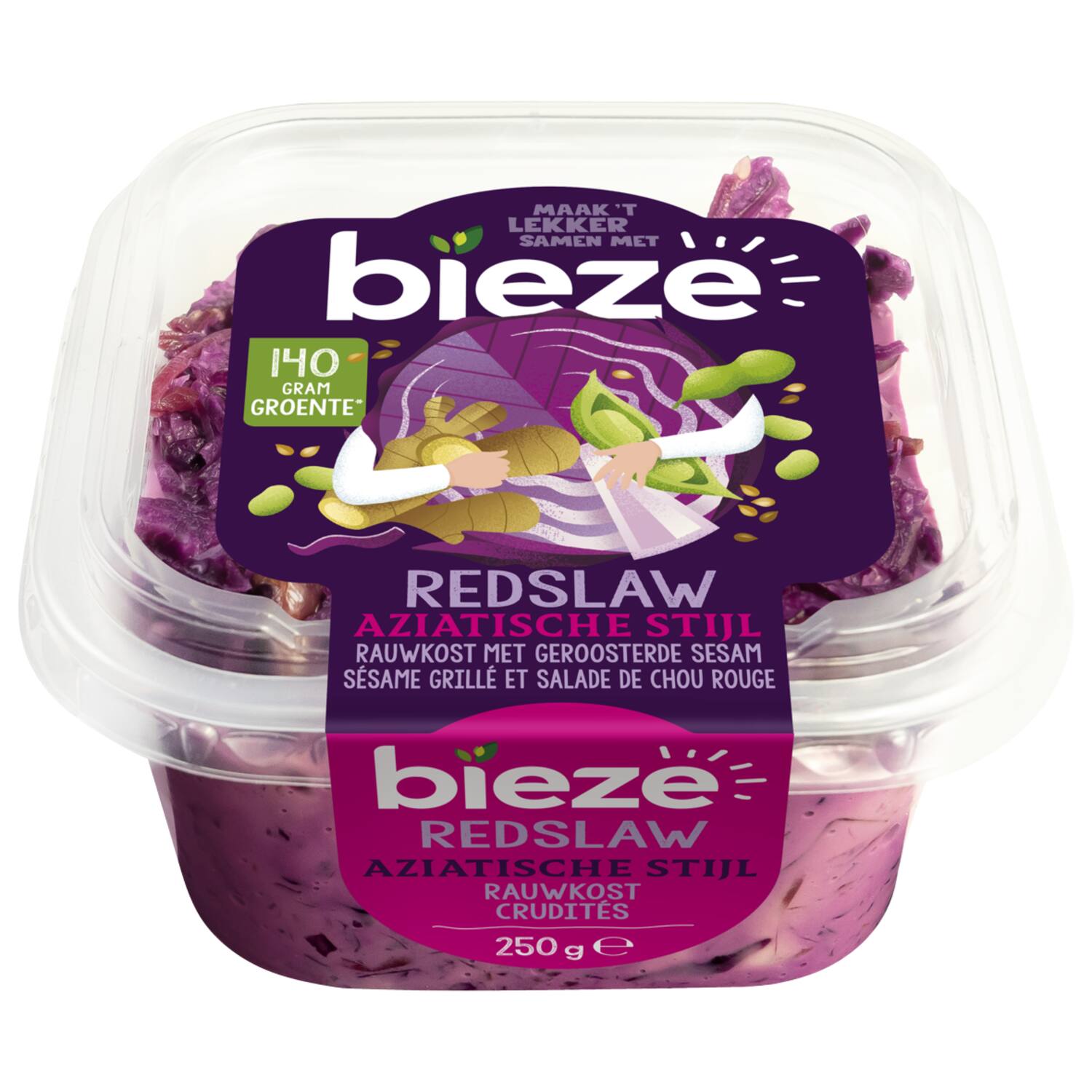 Bieze rauwkost redslaw Aziatische stijl 6x250g
