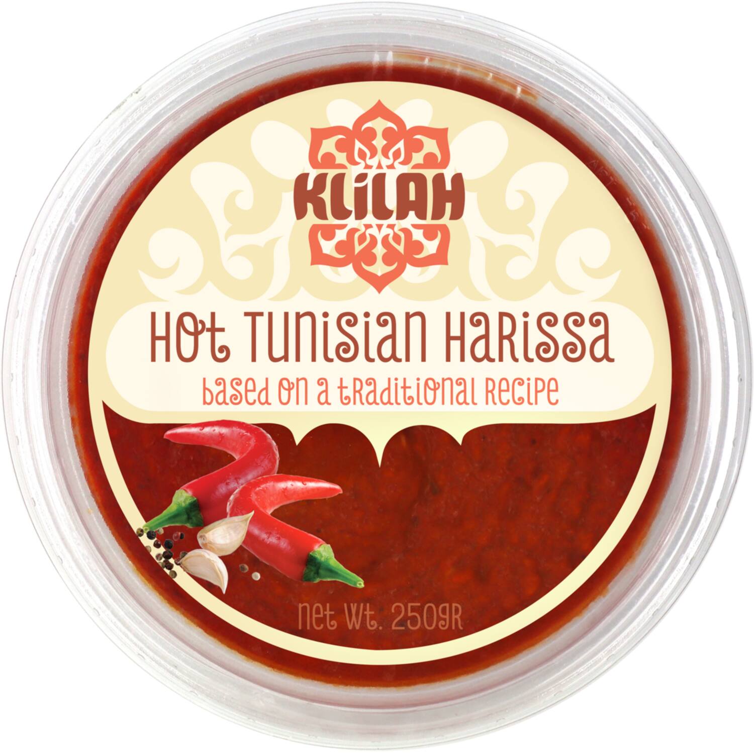 Klilah harissa Tunesische stijl pikant 12x250g