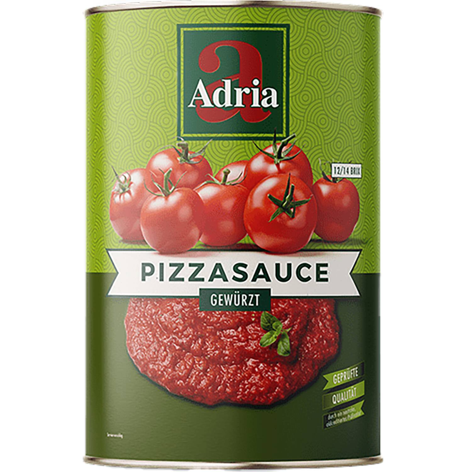 Adria pizzasaus gekruid 3x4,2l