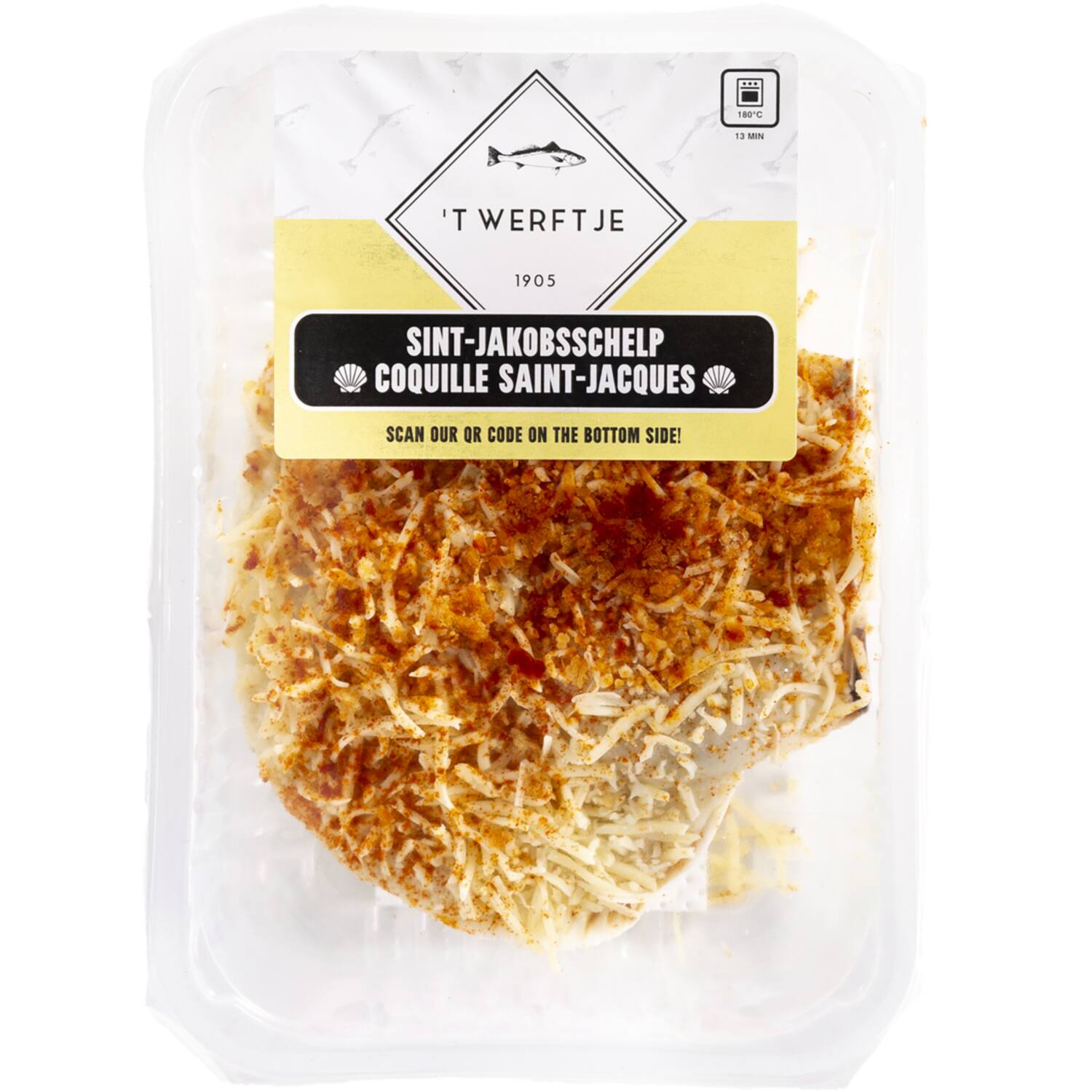 't Werftje Sint-Jakobsschelp 300g