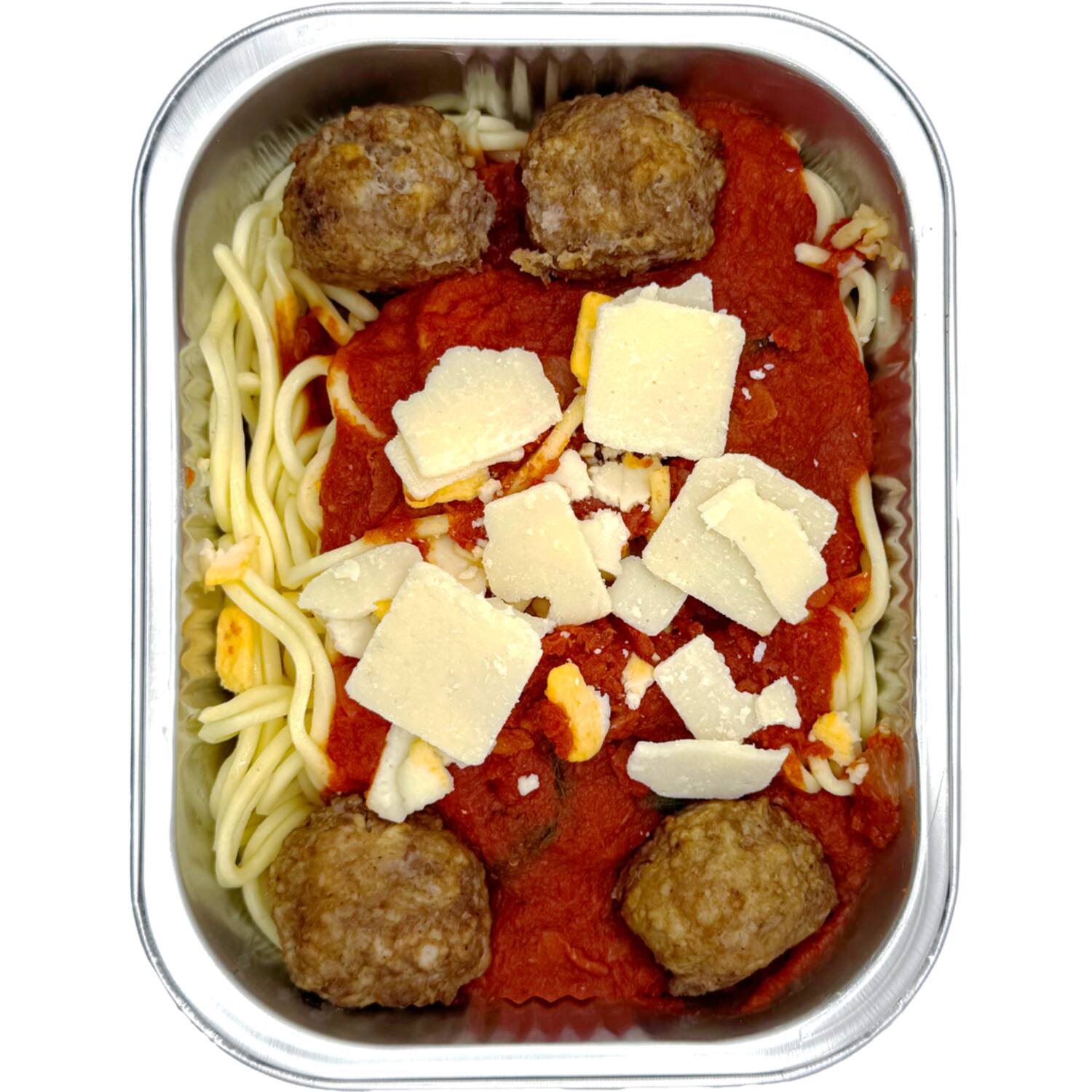 De Pastafabriek spaghetti meatballs 8x400g