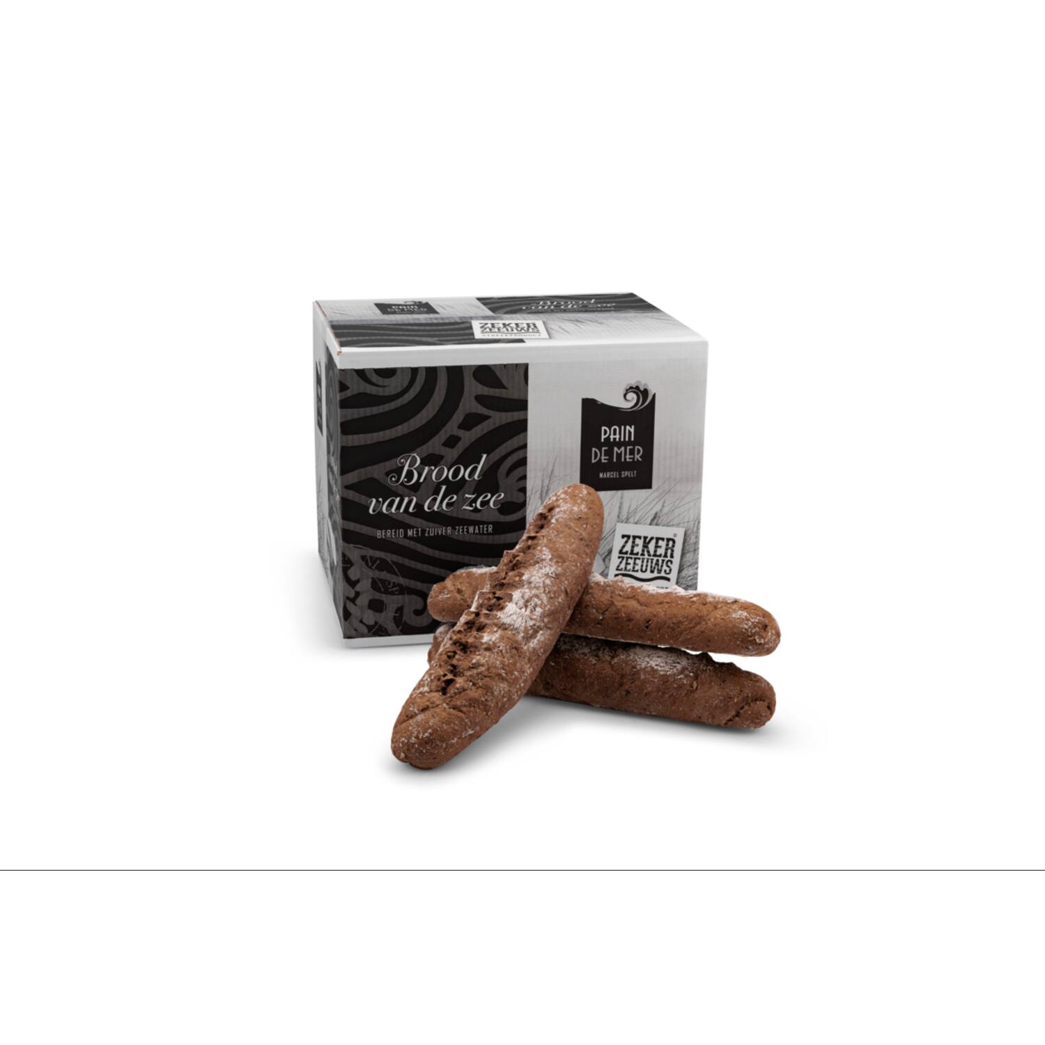 Pain de Mer desemstokbrood baton donker 15x400g