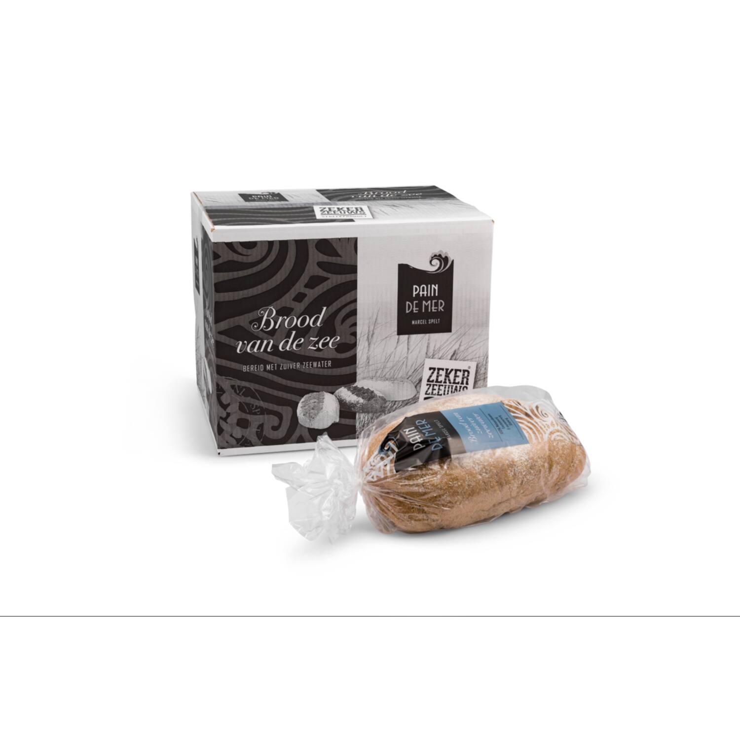 Pain de Mer desembrood bruin heel 6x800g