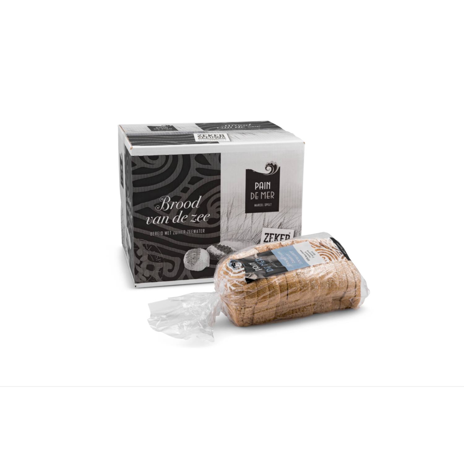 Pain de Mer desembrood Zeelander bruin gesneden 22mm 6x1kg