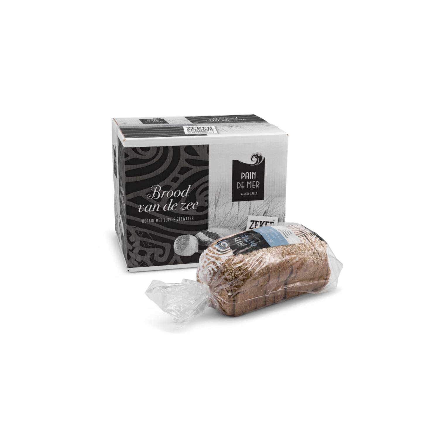 Pain de Mer desembrood Zeelander donker gesneden 12mm 6x1kg