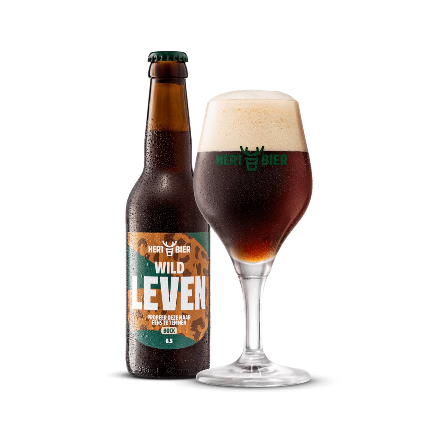 Hert Bier bock Wild Leven 6,5% 24x330ml