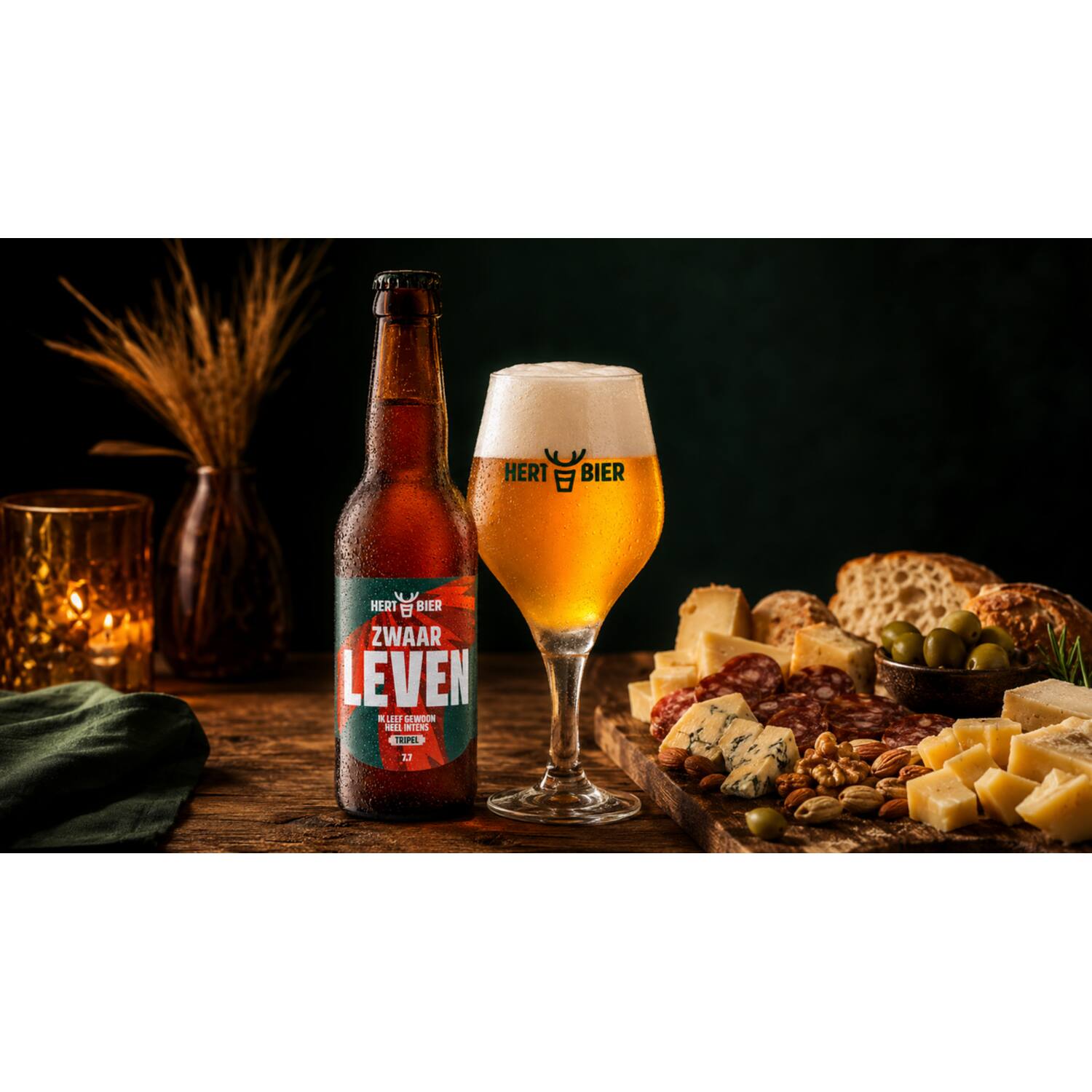 Hert Bier tripel Zwaar Leven 7,7% 24x330ml