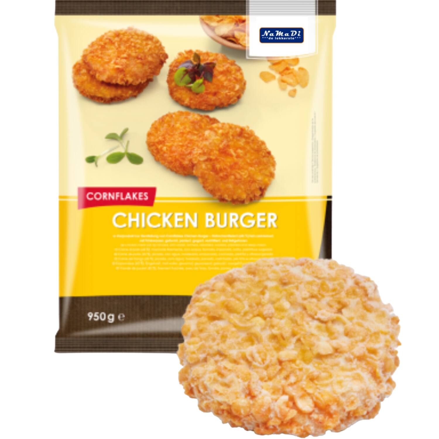 NaMaDi kipburgers cornflakes coating 140x95g