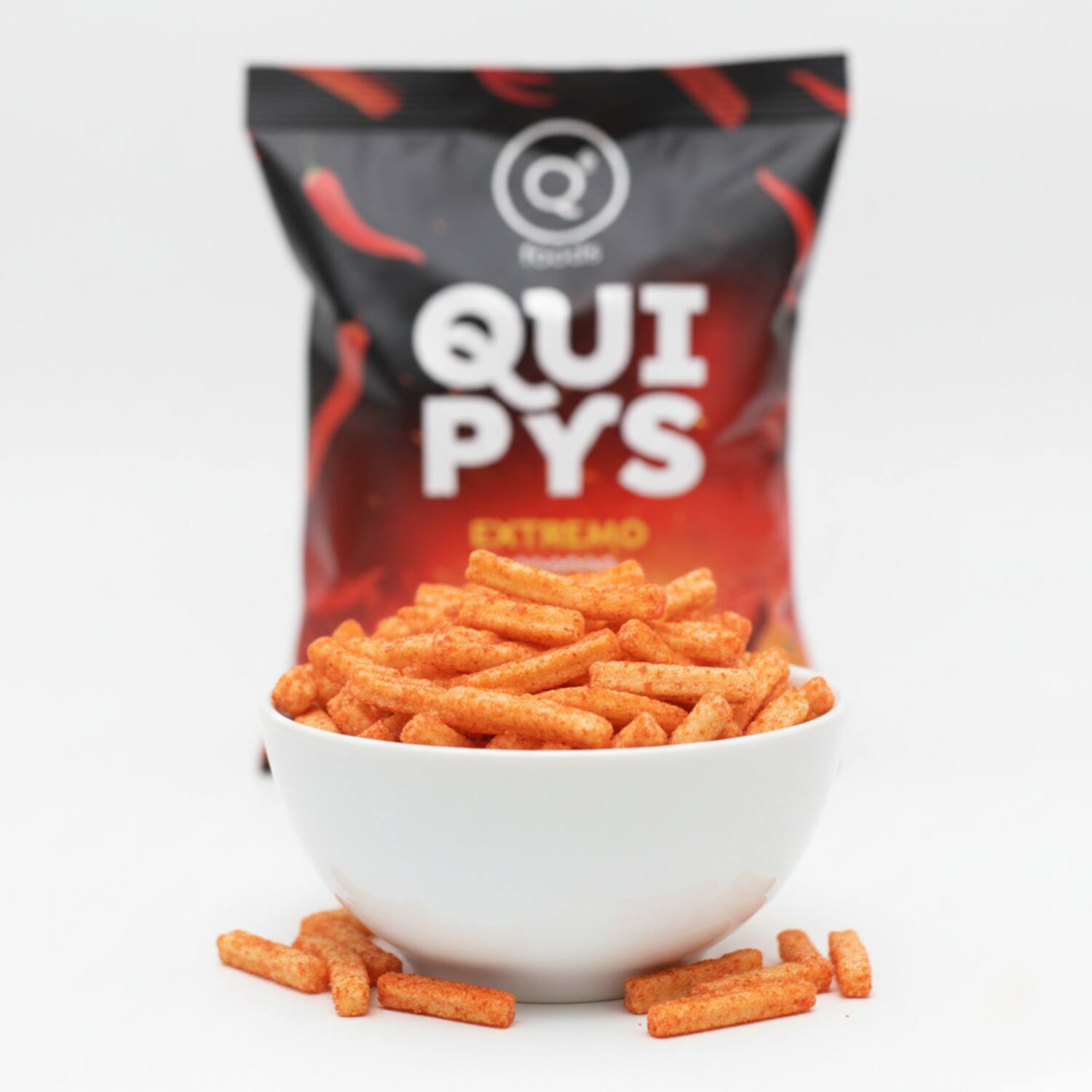 Qfoods quipys chips extreem pittig 24x70g