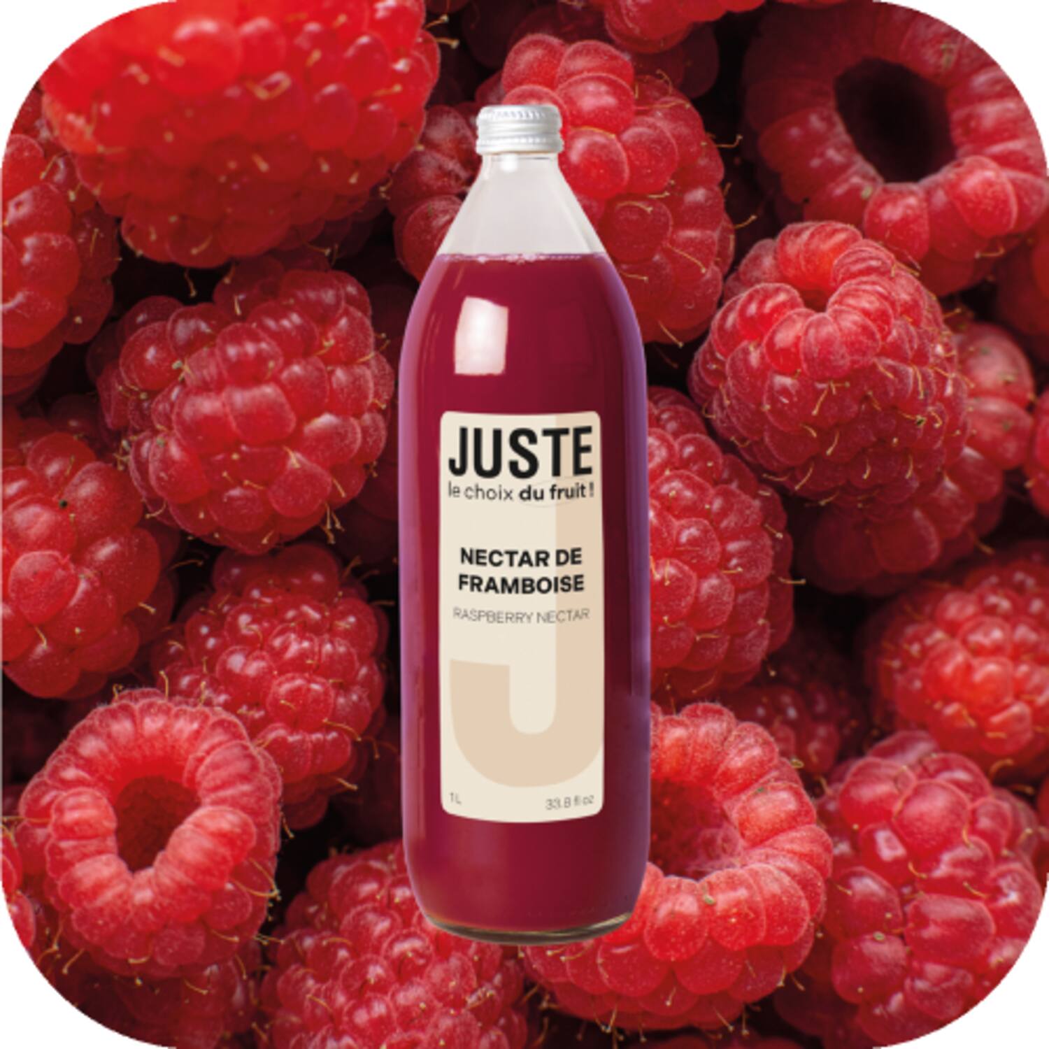 Juste frambozen nectar 6x1l