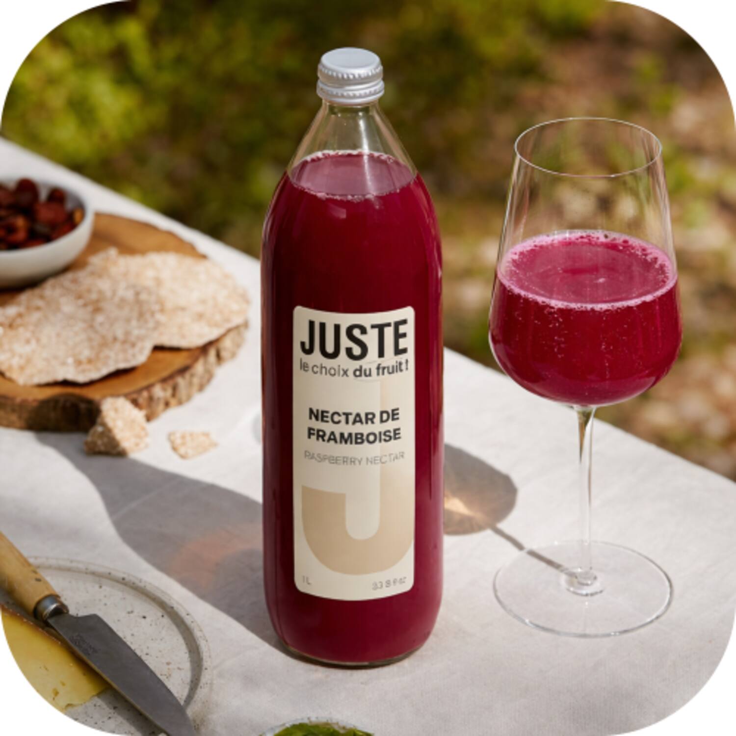 Juste frambozen nectar 6x1l