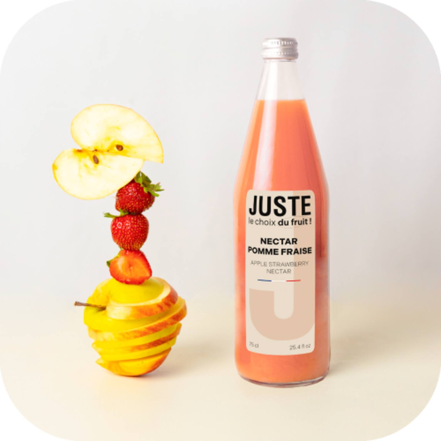 Juste appel-aardbeien nectar 6x750ml