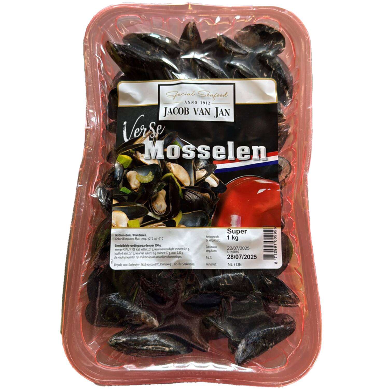 Rokerij Jacob van Jan mosselen super 4x1kg