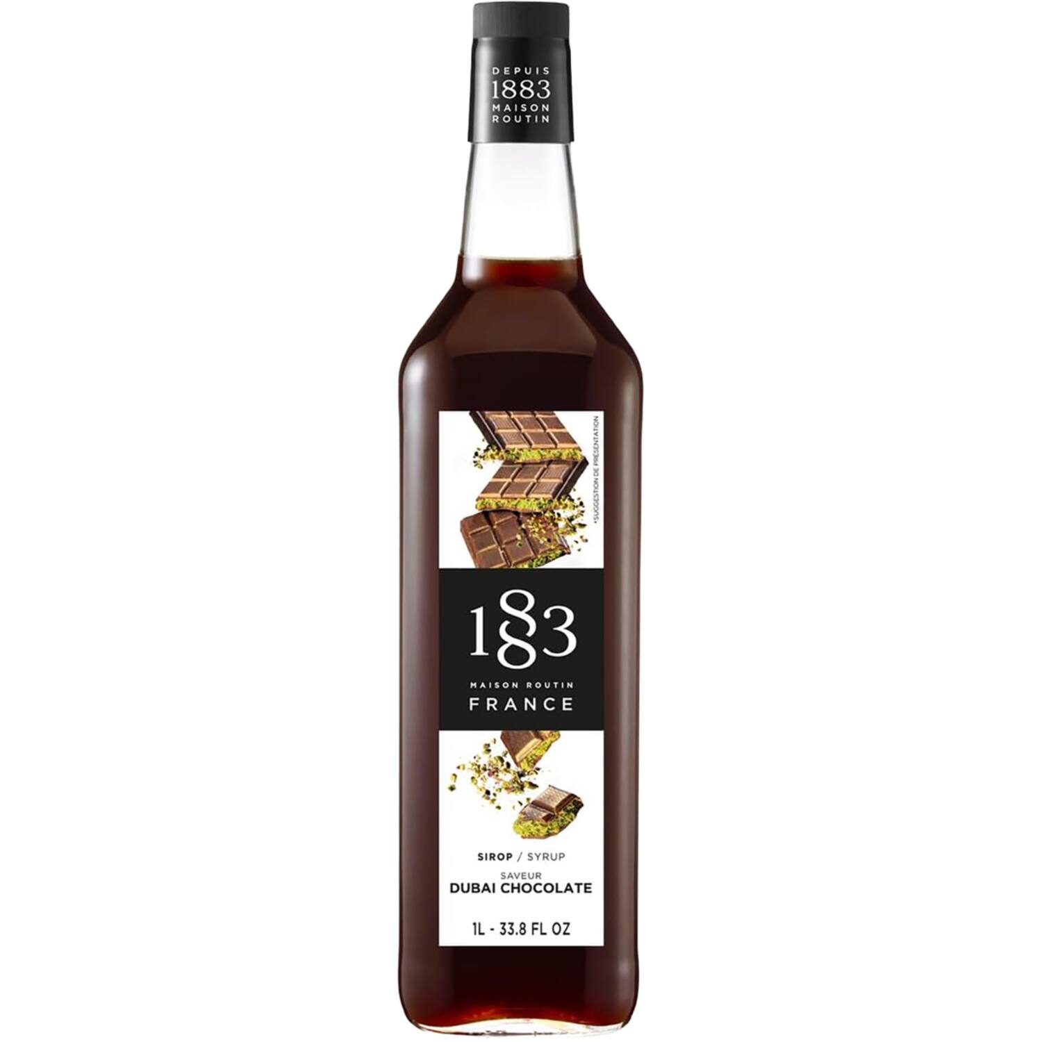 Maison Routin 1883 siroop Dubai chocolade 1l
