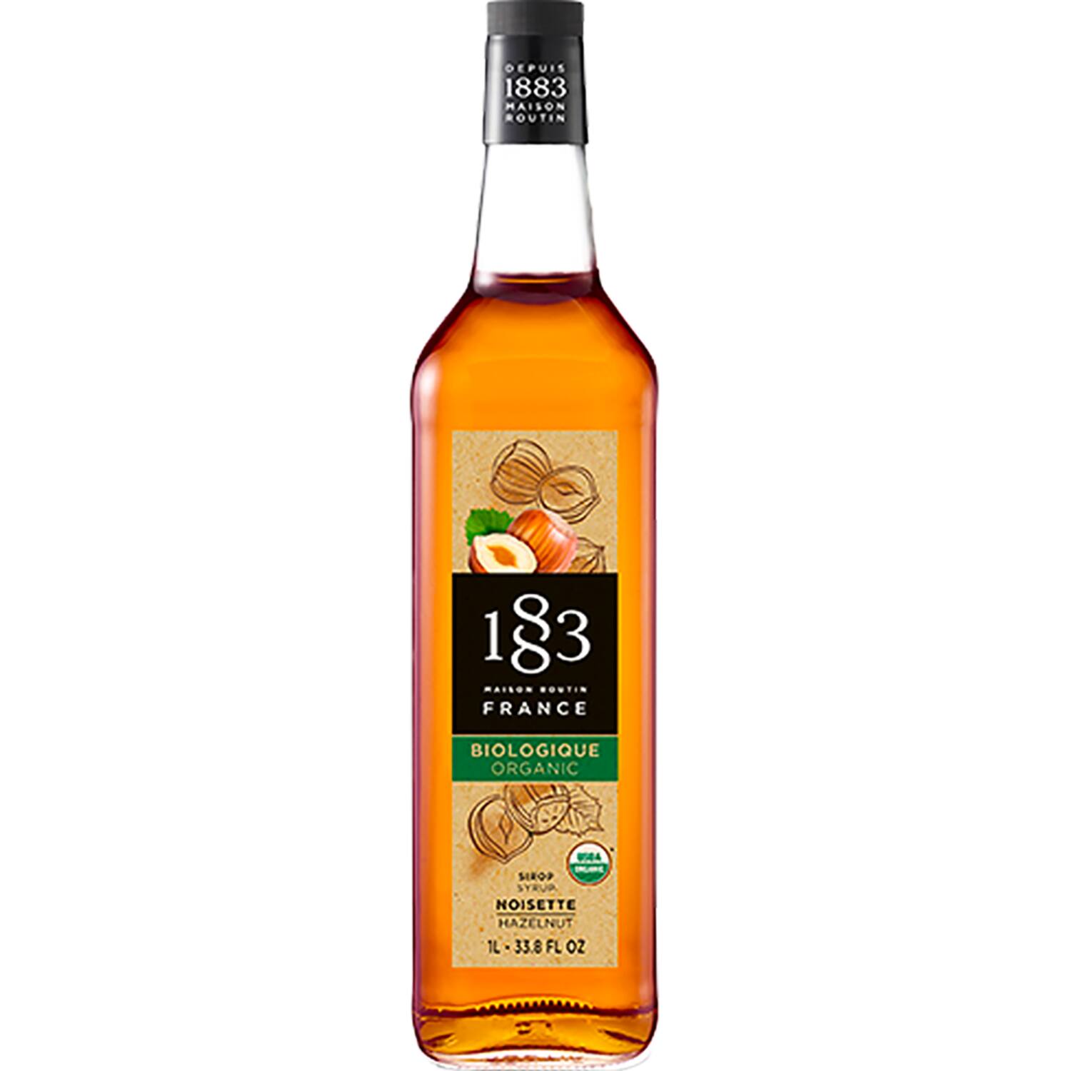 Maison Routin 1883 siroop hazelnoot BIO 1l