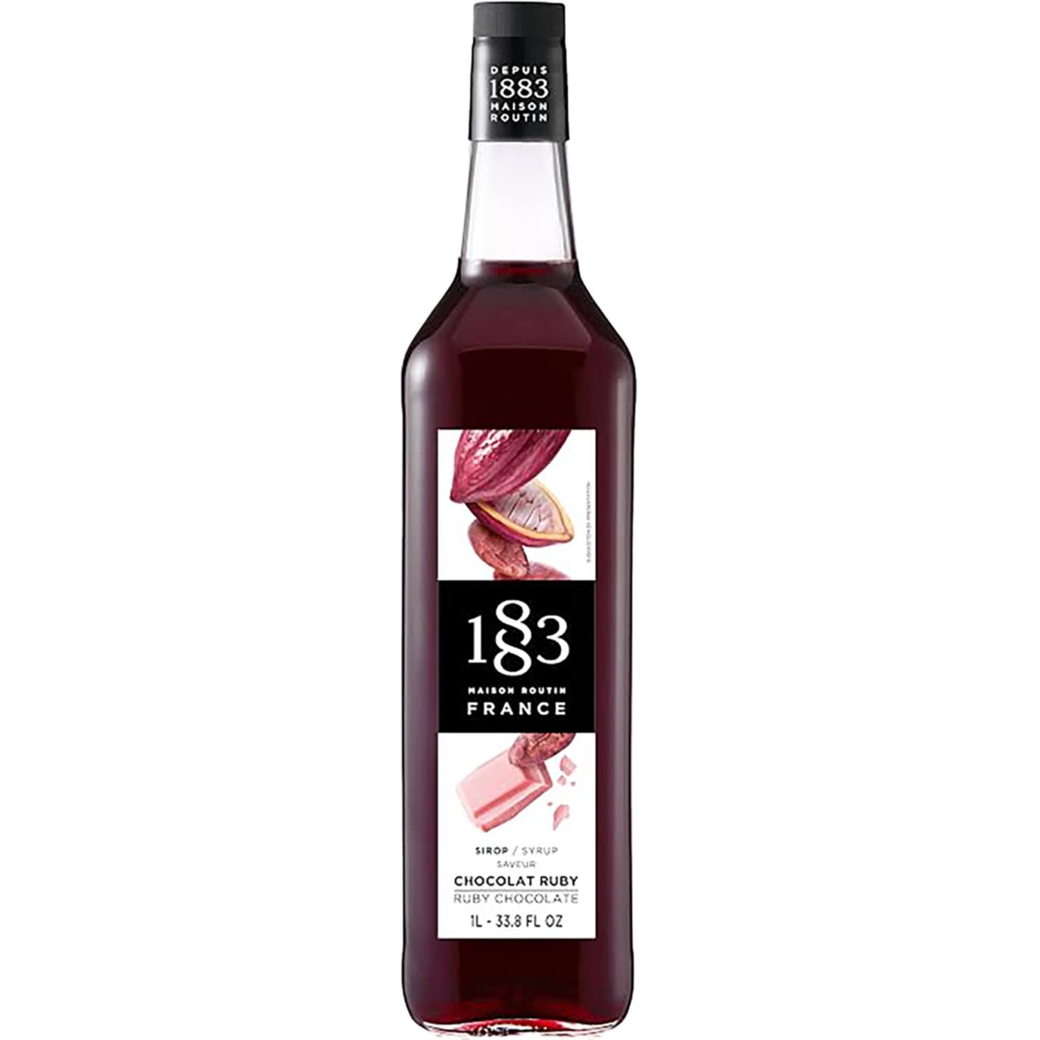 Maison Routin 1883 siroop ruby chocolade 1l