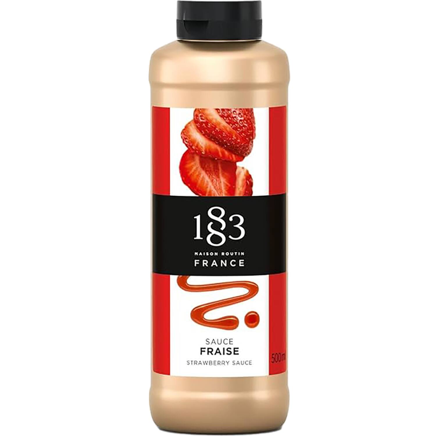 Maison Routin 1883 topping aardbei premium 500ml