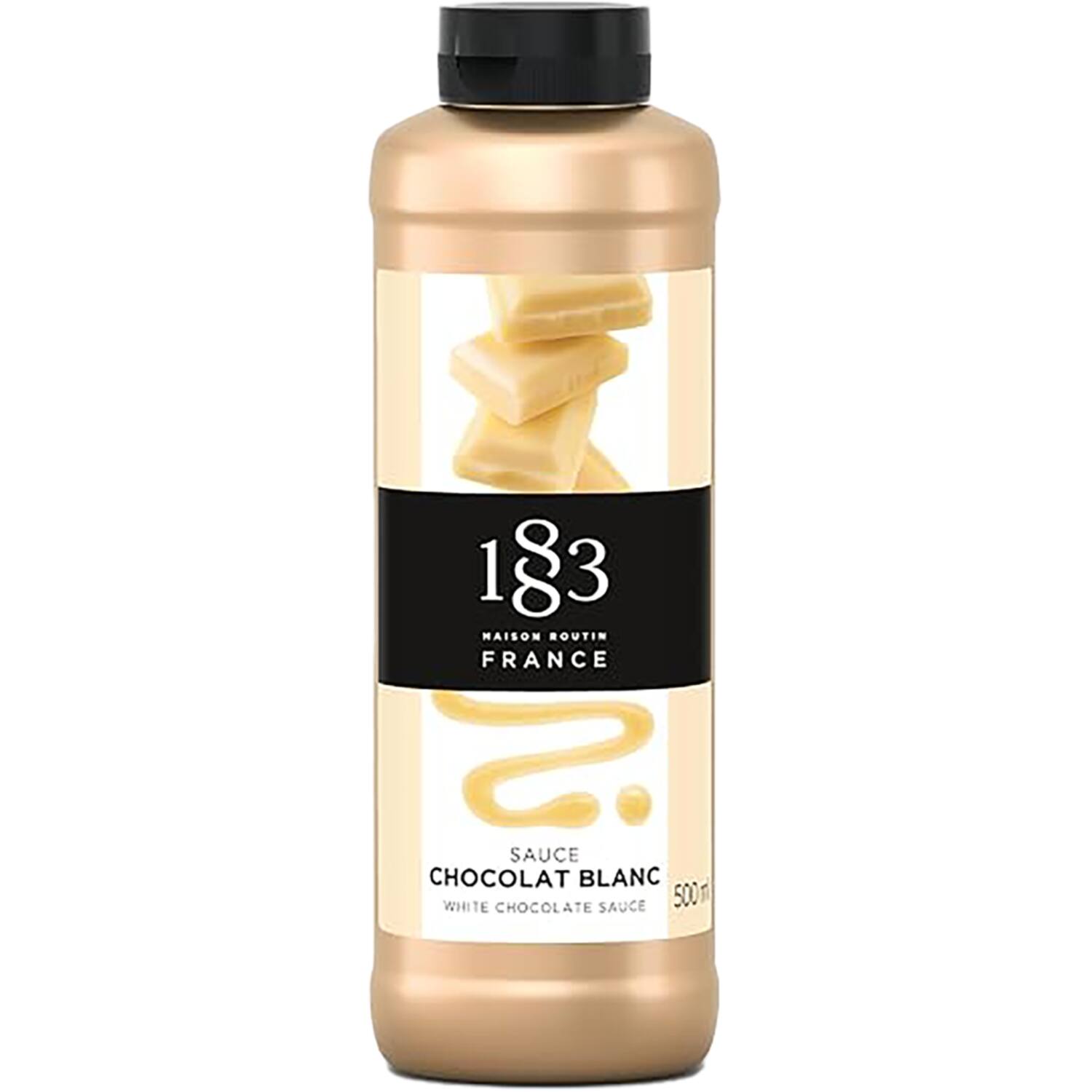 Maison Routin 1883 topping chocola wit premium 500ml