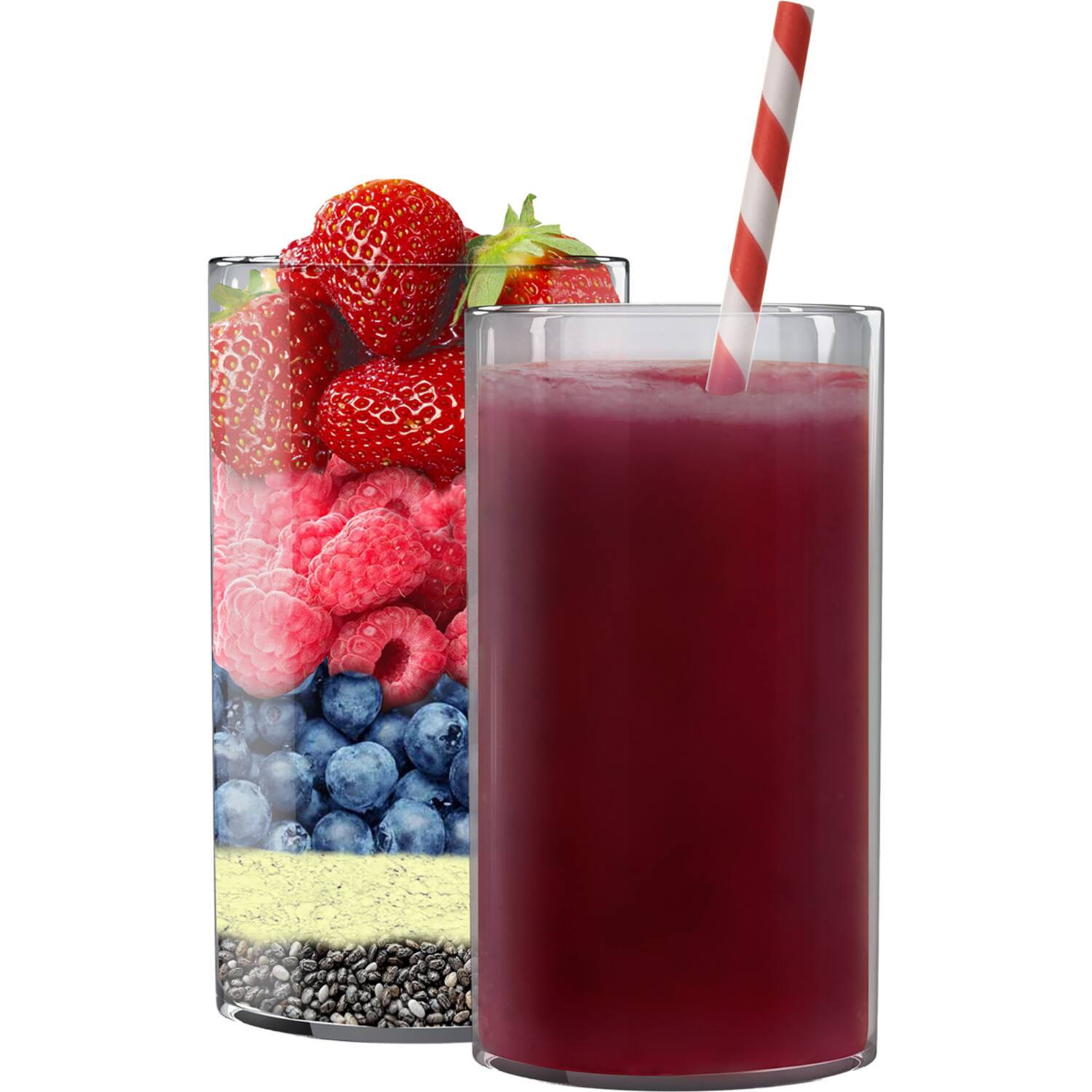 WOW fruitsmoothie red power charger 33x150g