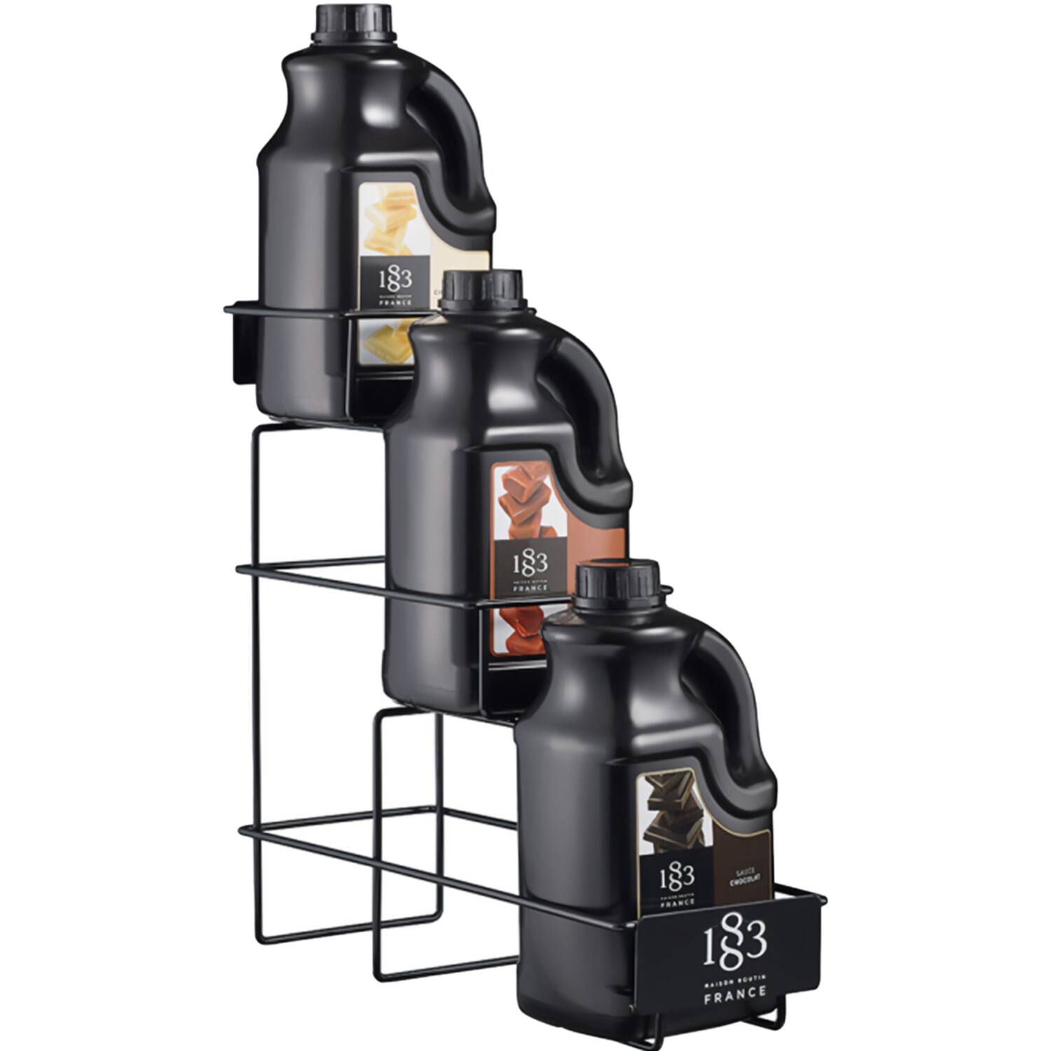 Maison Routin 1883 displayrek 3 topping flessen 1,89L