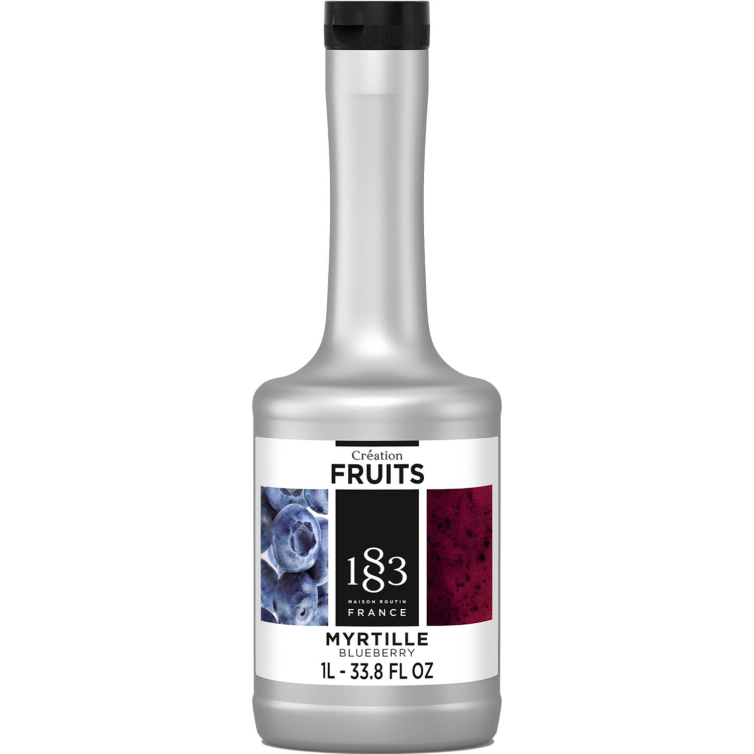 Maison Routin 1883 fruitpuree bosbes premium 1L