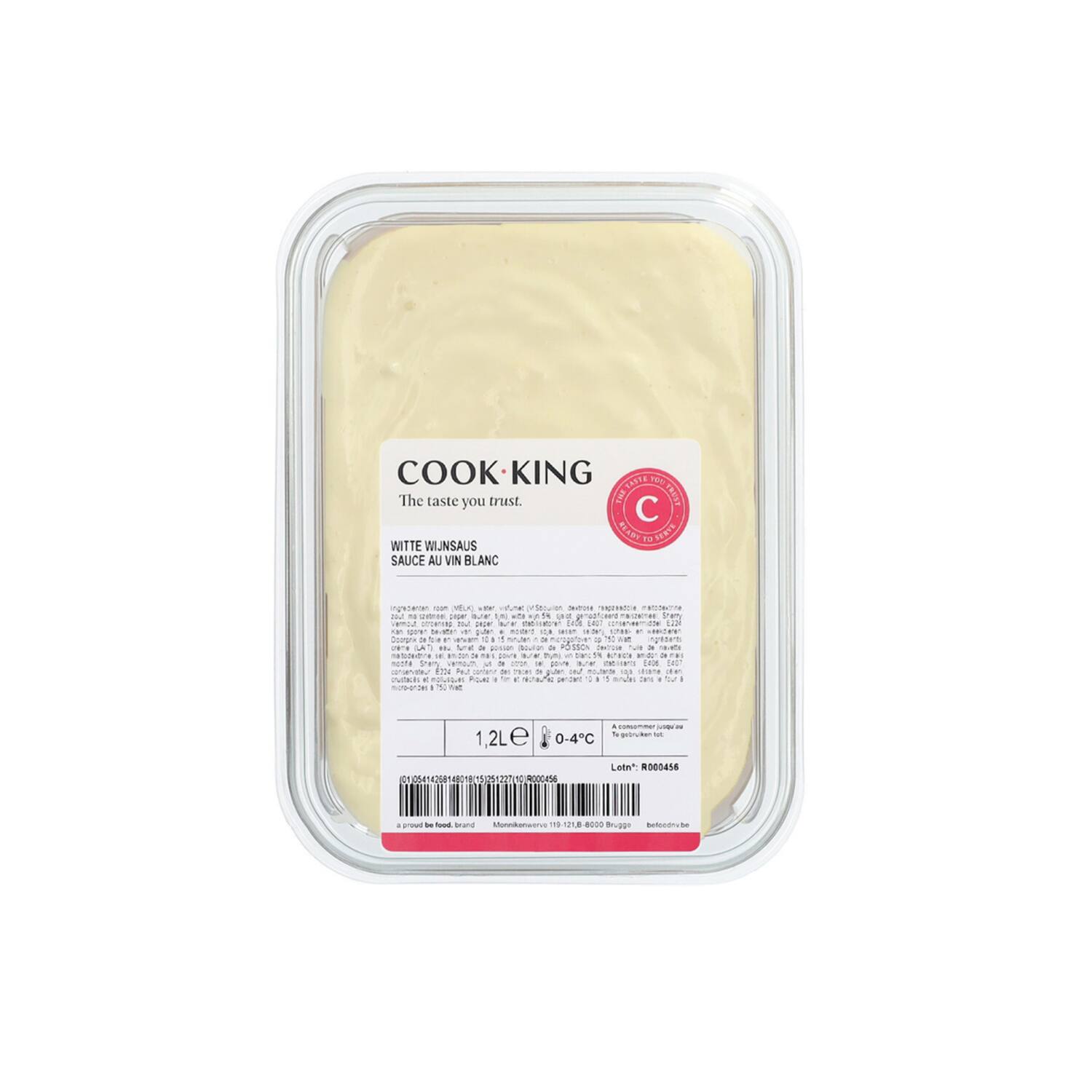 Witte wijnsaus 1,2 L COOKKING