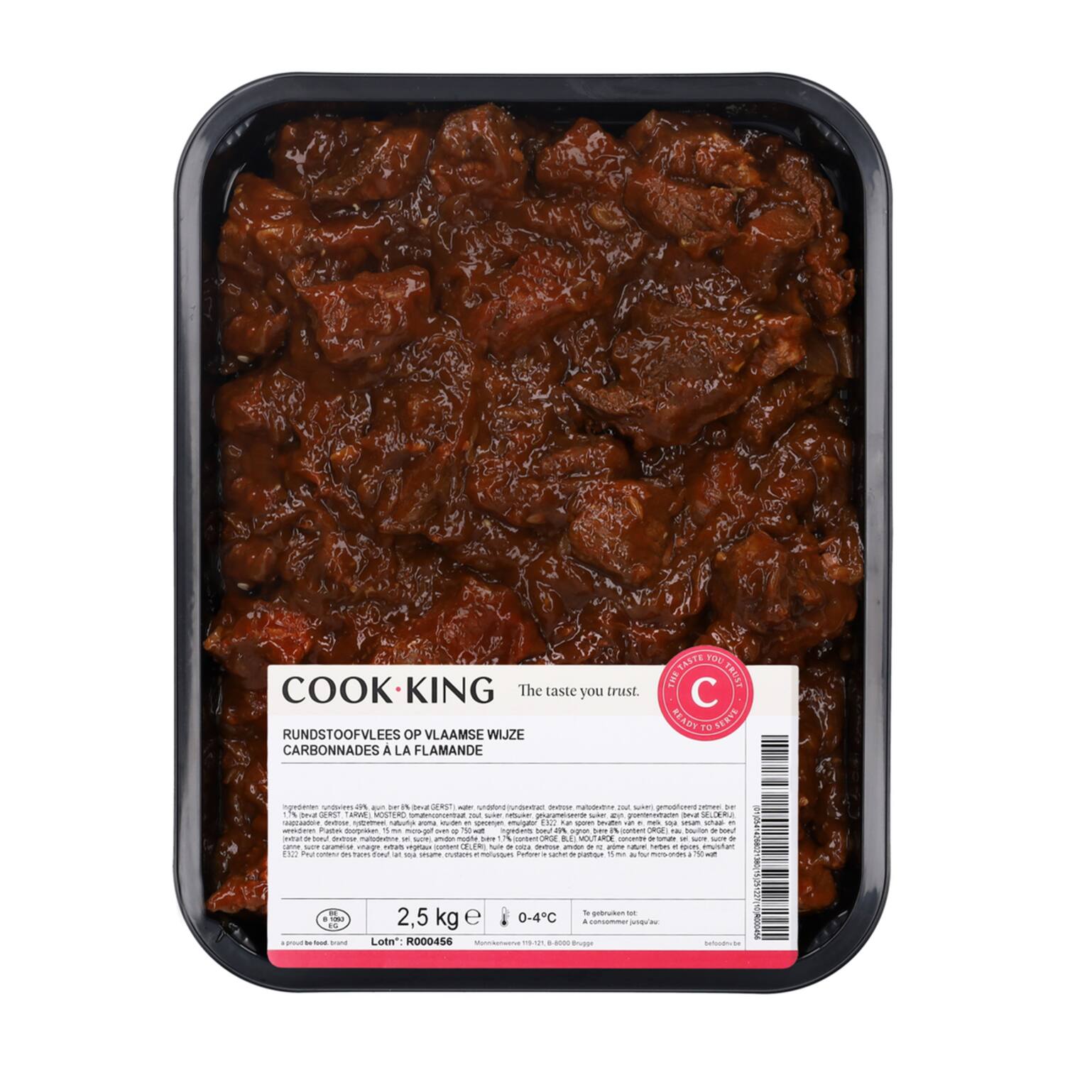 Cookking Beef stew the Flemish way 2,5kg