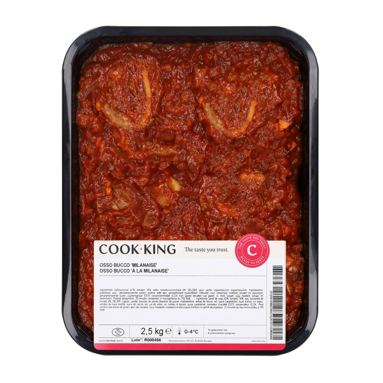 Osso bucco 'Milanaise' 2,5 Kg COOKKING