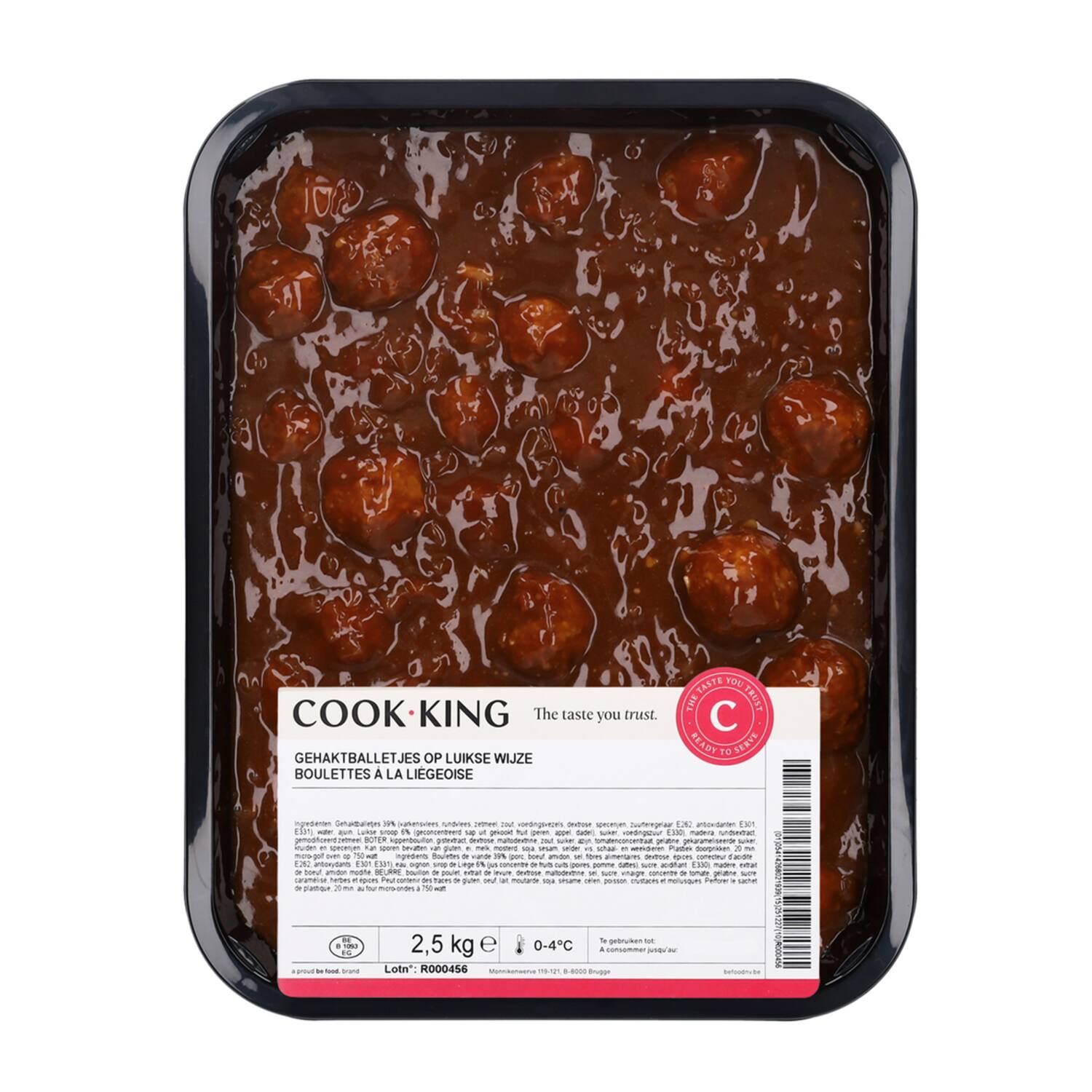 Cookking Gehaktballetjes op Luikse wijze 2,5kg