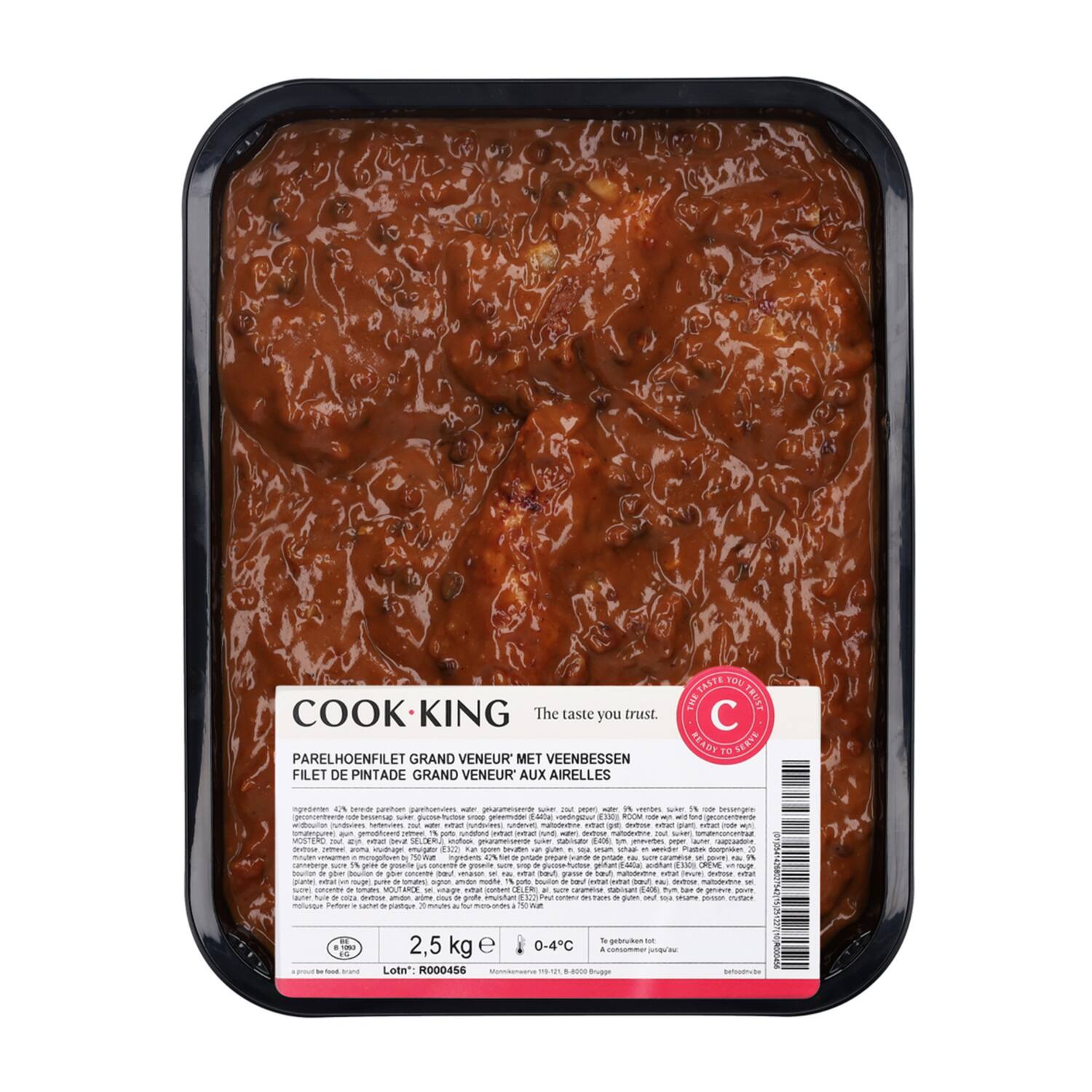 Cookking Parelhoenfilet 'Grand Veneur' 2,5kg veenbessen