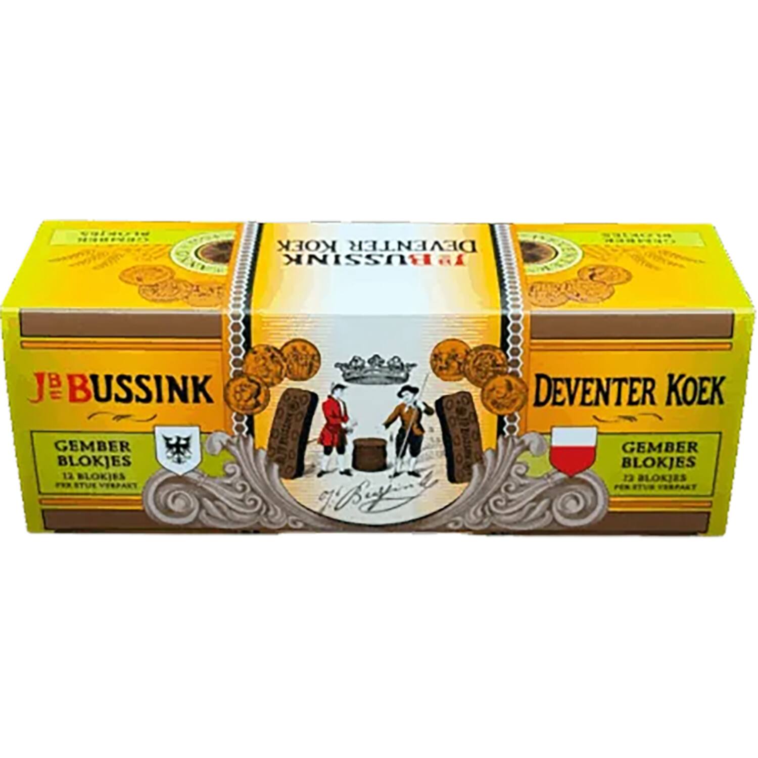 JB. Bussink gemberkoekblokjes 12x240g
