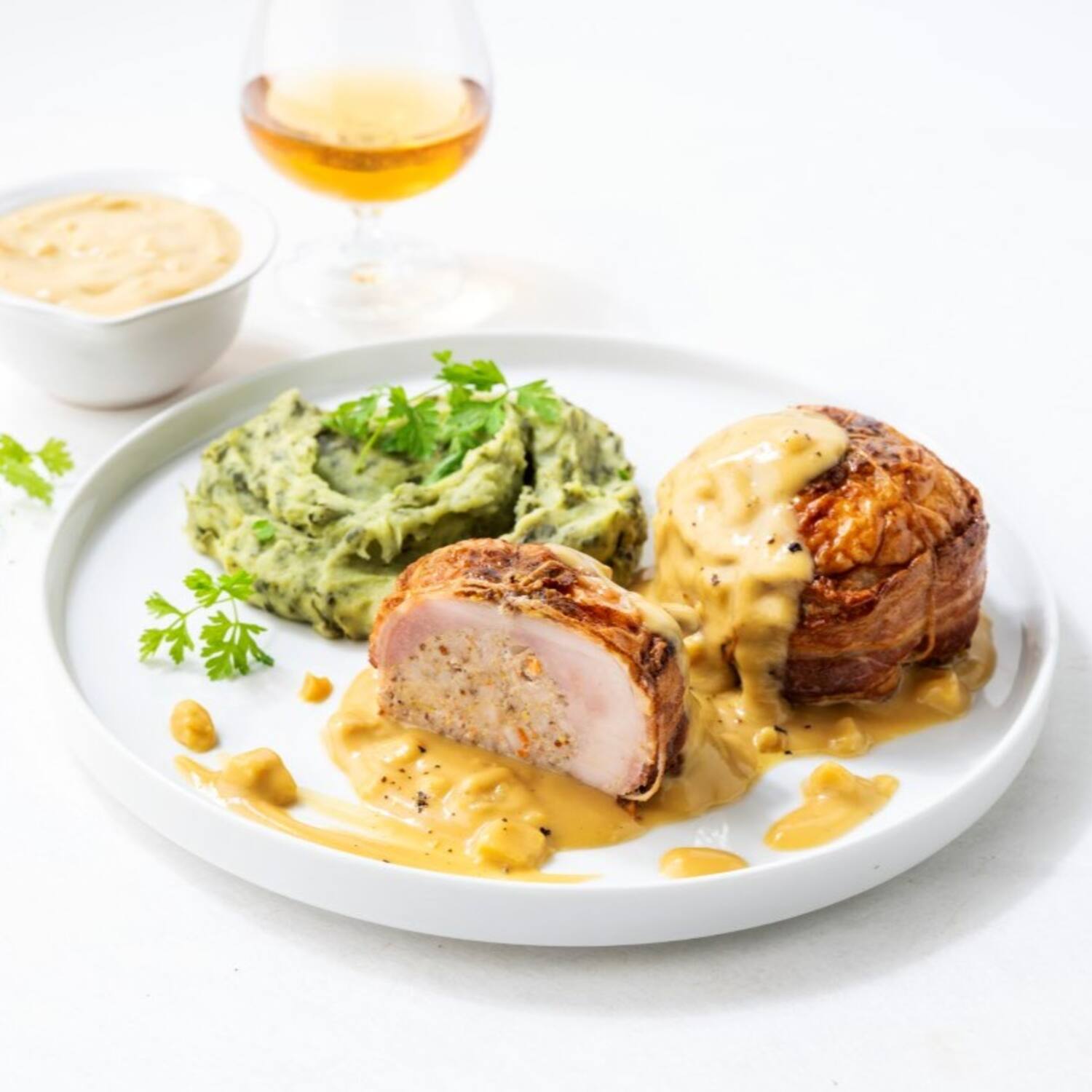 Cookking Paupiette van gevogelte, appel-calvadossaus 2,5 Kg