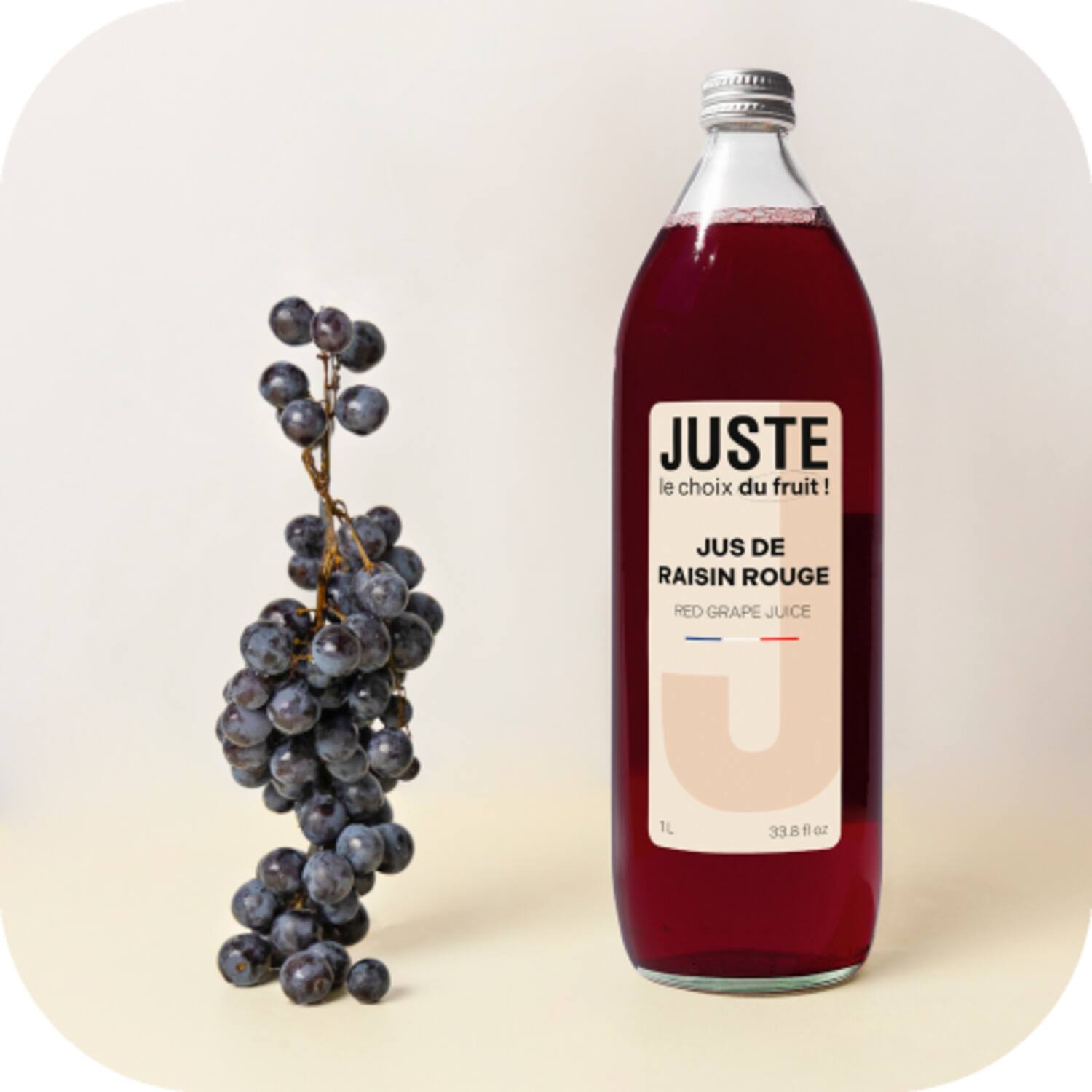 Juste druivensap rood 6x1l