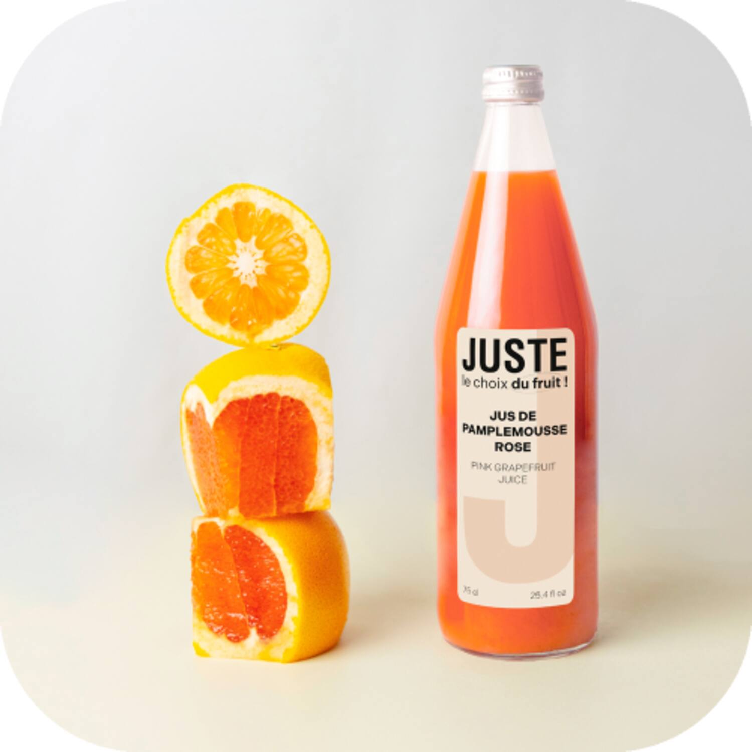 Juste grapefruitsap roze 6x750ml