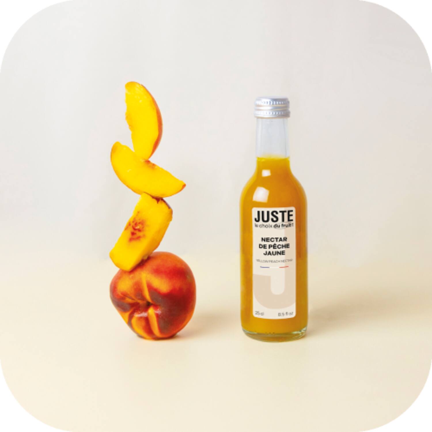 Juste nectar perzik geel 12x250ml