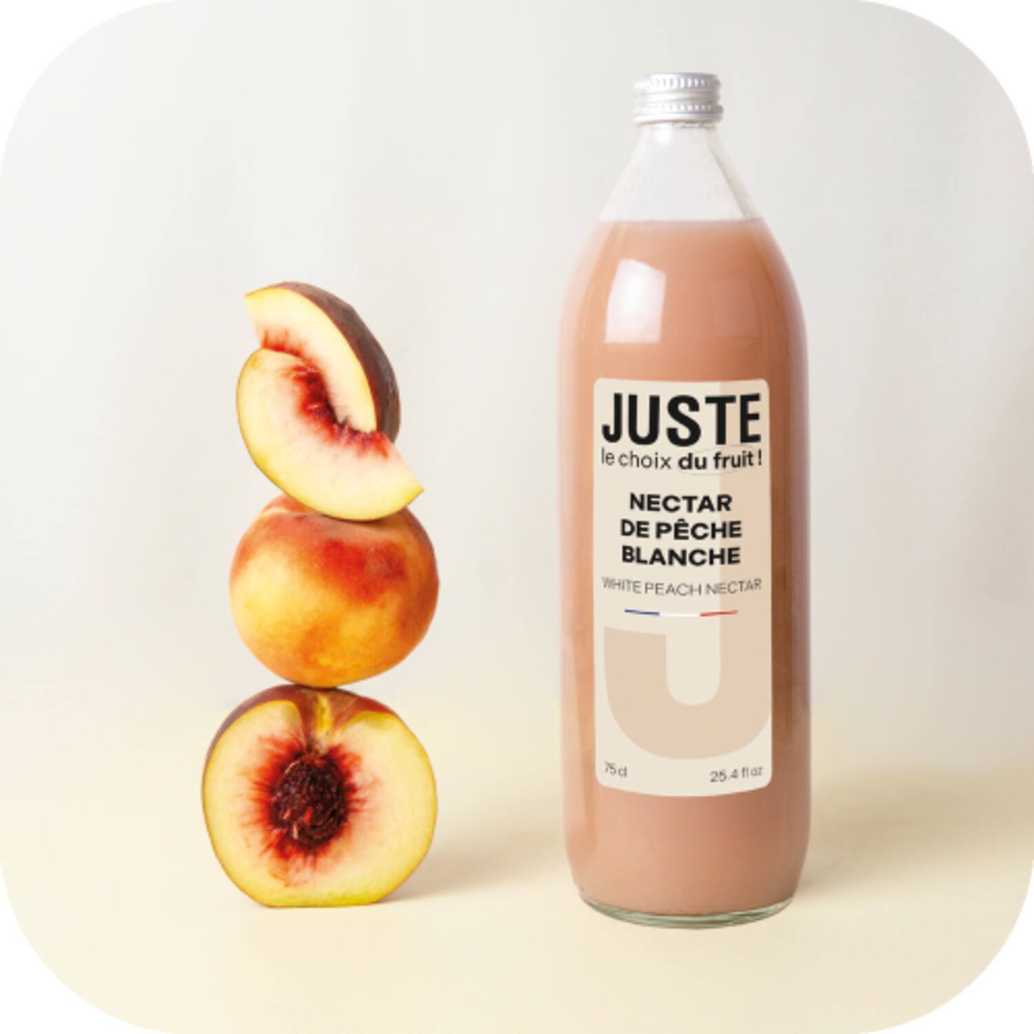 Juste nectar perzik wit 6x1l