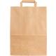 Papieren draagtas ongebleekt 26x17x26cm 250st