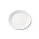 Folia borden ovaal suikerriet 16x19cm wit 10x50st