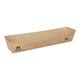 Notpla snackbakjes A16n karton 18,5x3,3x3,5cm bruin 6x160st