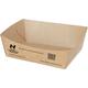 Notpla snackbakjes A7 karton 9x7x3,5cm bruin 6x160st