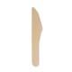 Kraft messen papier 15,9cm bruin 10x50st