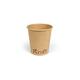 Kraft sausbakjes 120ml karton Ø6,1x6,5cm bruin 20x50st