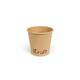Kraft sausbakjes 90ml karton Ø6,1x5,8cm bruin 20x50st