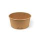 Kraft saladebakken 1000ml karton Ø15x7,5cm bruin 6x50st