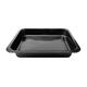 Foodyboxx menuschalen 1-vaks 22,7x17,8x4,9cm zwart 10x50st