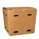 100% Fair frietboxen middel bruin karton 145x145x14mm 5x50st